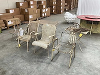 Vintage tuinmeubels (7x) - afbeelding 1 van  2