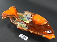 Vintage vallauris keramische visschaal. - afbeelding 1 van  5