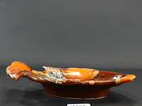 Vintage vallauris keramische visschaal. - afbeelding 3 van  5