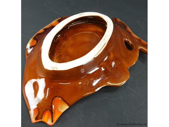 Vintage vallauris keramische visschaal. - afbeelding 4 van  5