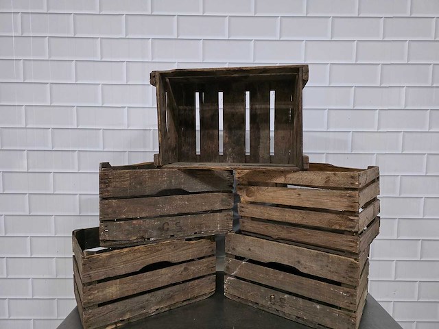Vintage veilingkist (5x) - afbeelding 2 van  4