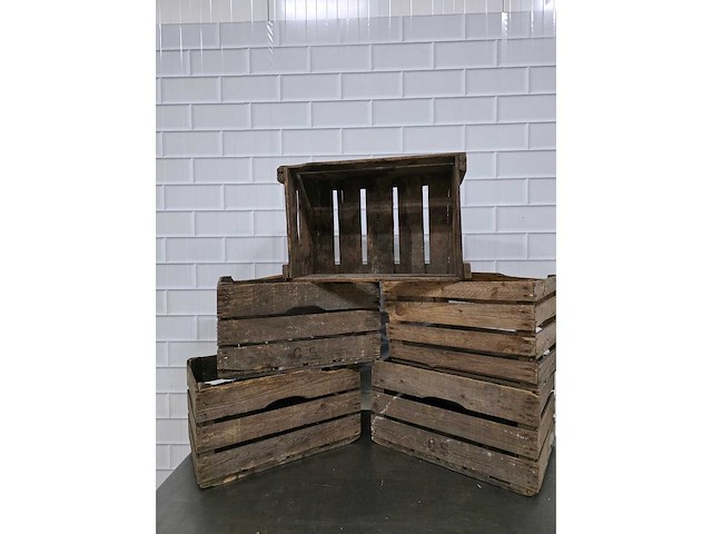 Vintage veilingkist (5x) - afbeelding 3 van  4