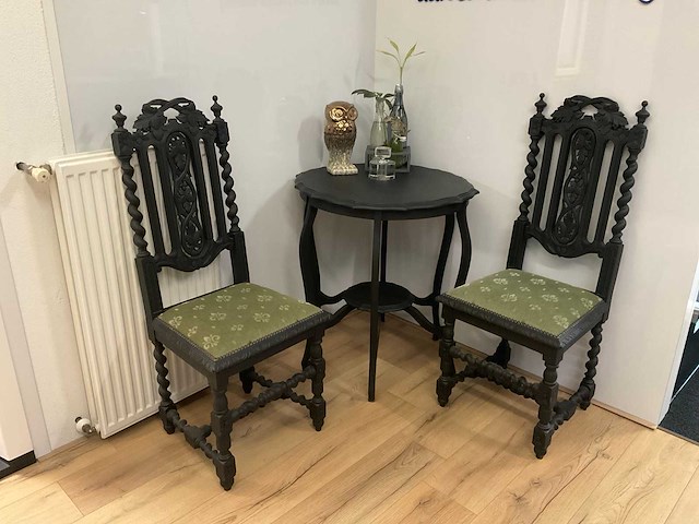 Vintage victoriaanse set - afbeelding 1 van  10