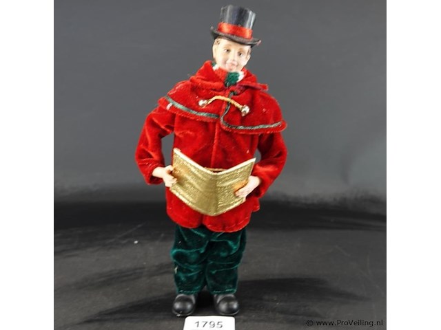 Vintage victorian christmas caroler pop - afbeelding 1 van  5