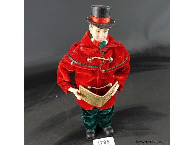 Vintage victorian christmas caroler pop - afbeelding 2 van  5