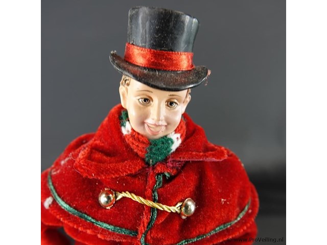 Vintage victorian christmas caroler pop - afbeelding 3 van  5