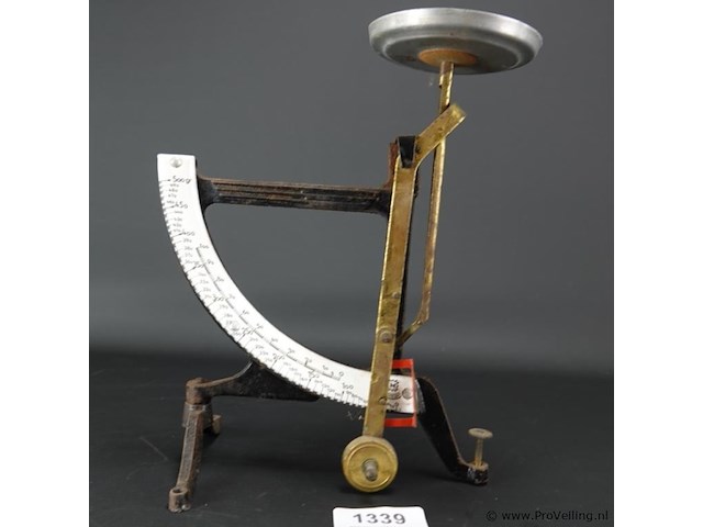 Vintage weegschaal - afbeelding 2 van  5