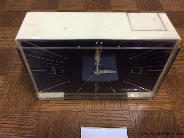 Vintage wekker - afbeelding 1 van  2