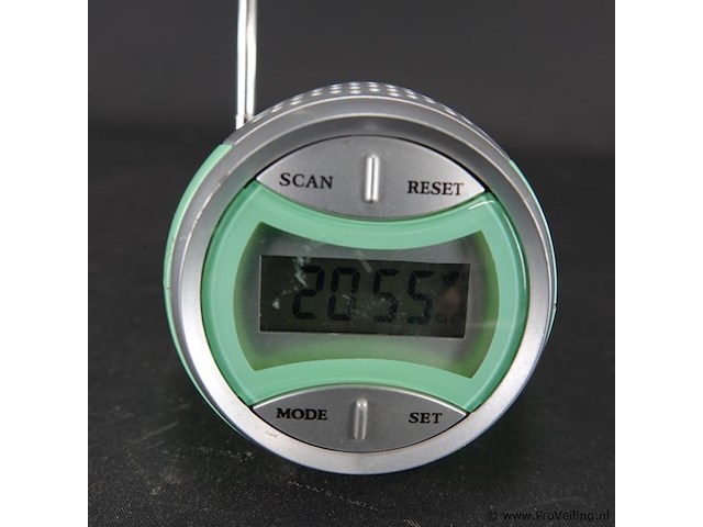 Vintage wekkerradio - afbeelding 2 van  5