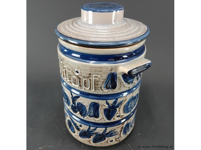 Vintage west-germany rumtopf-pot model 825-32, vermoedelijk van scheurich - afbeelding 3 van  5