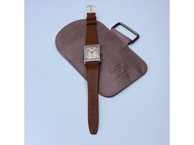 Vintage ww1 art-deco mechanisch militair horloge - afbeelding 4 van  8