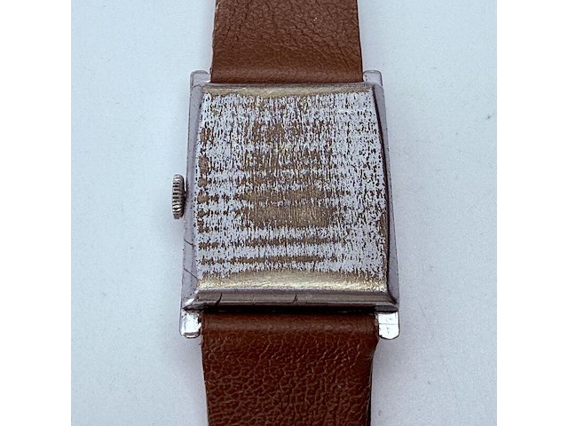 Vintage ww1 art-deco mechanisch militair horloge - afbeelding 7 van  8