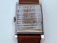 Vintage ww1 art-deco mechanisch militair horloge - afbeelding 7 van  8