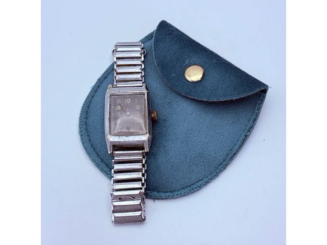 Vintage ww2 militair horloge - werkend - afbeelding 2 van  7