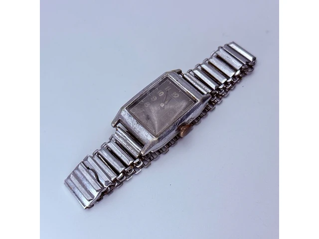 Vintage ww2 militair horloge - werkend - afbeelding 3 van  7