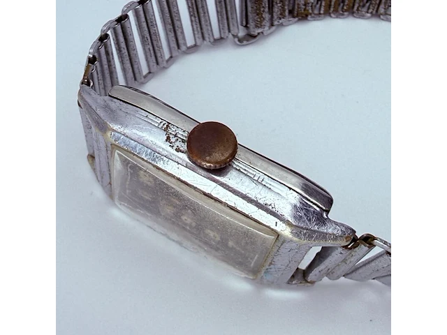 Vintage ww2 militair horloge - werkend - afbeelding 5 van  7