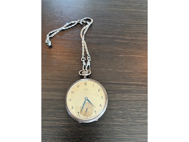 Vintage zwitsers zak horloge, rodana 17 jewels, 17 jewels, jaren 50 - afbeelding 4 van  5