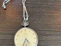 Vintage zwitsers zak horloge, rodana 17 jewels, 17 jewels, jaren 50 - afbeelding 4 van  5