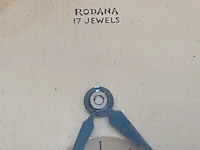 Vintage zwitsers zak horloge, rodana 17 jewels, jaren 50 - afbeelding 5 van  5