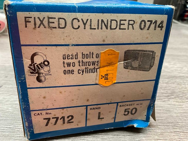 Viro oplegslot fixed cilinder 0714 links - afbeelding 2 van  2
