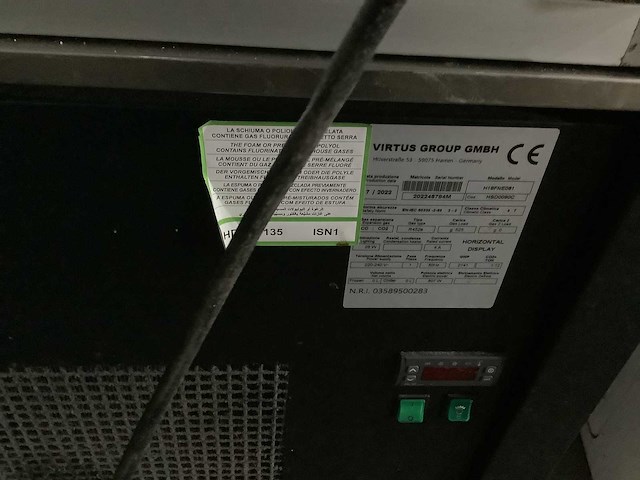 Virtus - h18fne81 - gebak vitrine - afbeelding 1 van  1