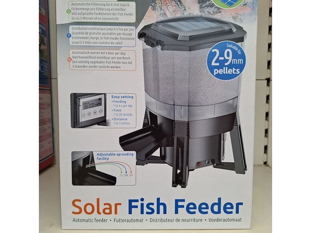 Vis voedermachine superfish, solar fish feeder - afbeelding 9 van  10