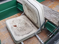 Visboot met buitenboord motor en trailer, yamaha, groen - afbeelding 2 van  32