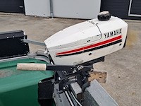 Visboot met buitenboord motor en trailer, yamaha, groen - afbeelding 8 van  32