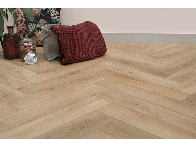 Visgraat click pvc - 49,17 m2, floer, ijssel onbehandeld - afbeelding 4 van  5