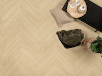 Visgraat click pvc - 61,09 m2, floer, kingbeek creme - afbeelding 6 van  7