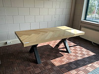 Visgraat eetkamertafel - afbeelding 1 van  5