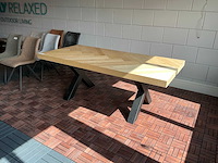 Visgraat eetkamertafel - afbeelding 2 van  5