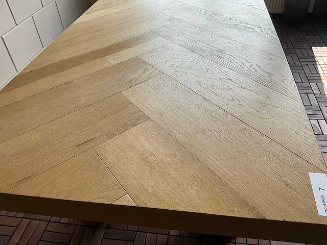 Visgraat eetkamertafel - afbeelding 4 van  5