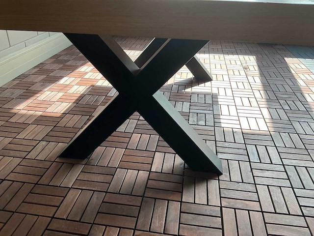 Visgraat eetkamertafel - afbeelding 5 van  5