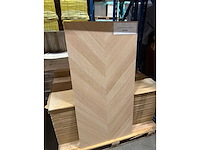 Visgraat tegel beige 120x60 cm 21,6 m2 - afbeelding 1 van  2