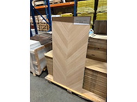 Visgraat tegel beige 120x60 cm 21,6 m2 - afbeelding 2 van  2