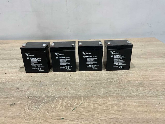 Vision cp 1250hc accu 12 volt oplaadbaar (4x) - afbeelding 3 van  6