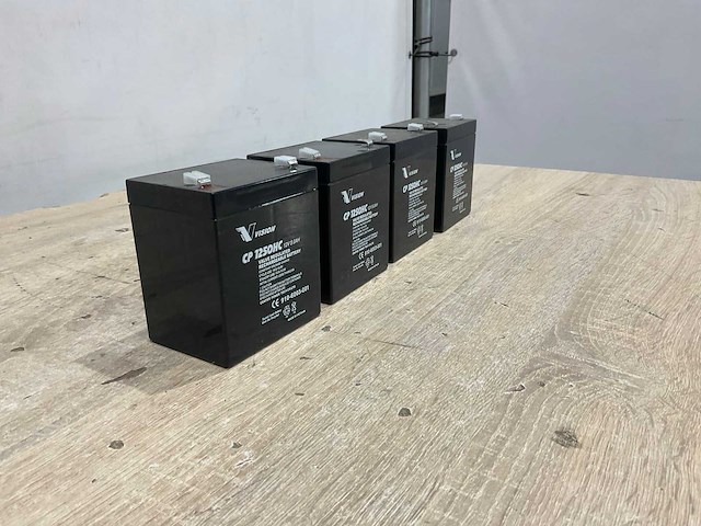 Vision cp 1250hc accu 12 volt oplaadbaar (4x) - afbeelding 2 van  6