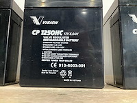 Vision cp 1250hc accu 12v oplaadbaar (4x) - afbeelding 5 van  6