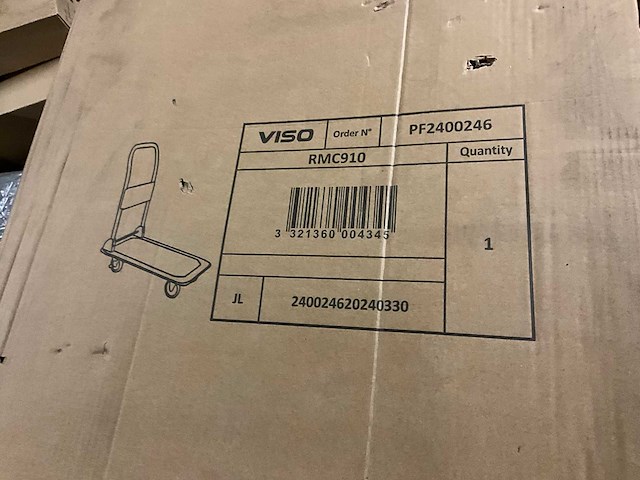 Viso - rmc910 - transportwagen 250kg (4x) - afbeelding 3 van  3