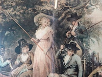 Vissende dames in boot - afbeelding 3 van  5