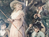 Vissende dames in boot - afbeelding 4 van  5