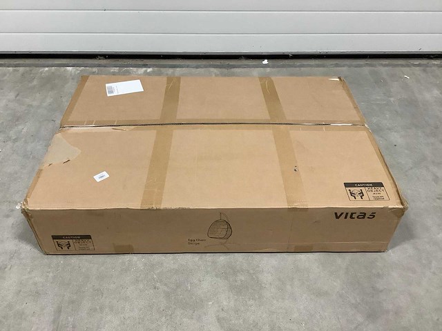 Vita5 egg hangstoel - crème wit - afbeelding 2 van  3