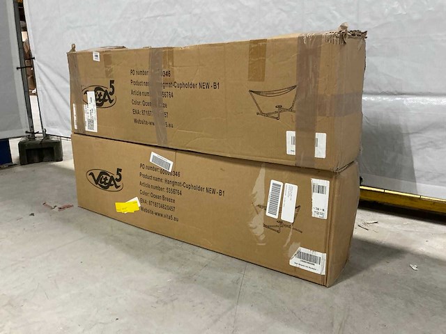 Vita5 hangmat met bekerhouder (2x) - afbeelding 1 van  5