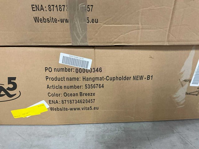 Vita5 hangmat met bekerhouder (2x) - afbeelding 3 van  5