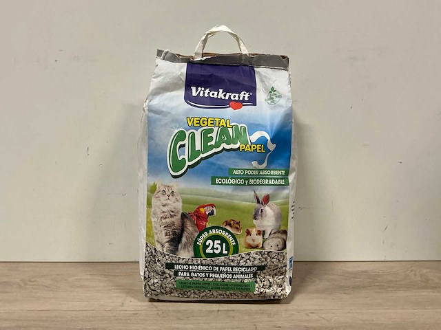 Vitakraft vegetal clean papel knaagdier accessoire (17x) - afbeelding 1 van  5