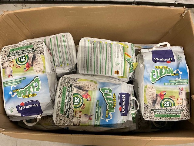 Vitakraft vegetal clean papel knaagdier accessoire (17x) - afbeelding 4 van  5