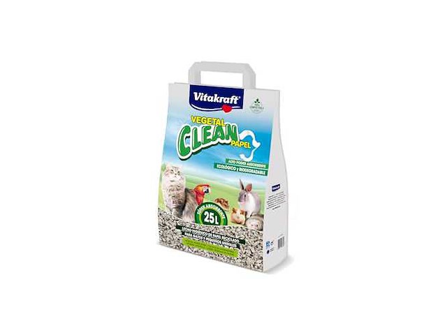 Vitakraft vegetal clean papier - 25l (10x) - afbeelding 1 van  4