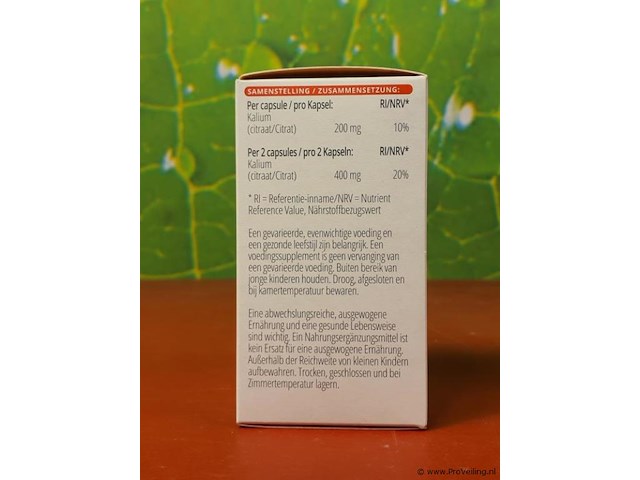 Vitals kaium 200 mg - 4 potjes á 100 capsules - afbeelding 2 van  5