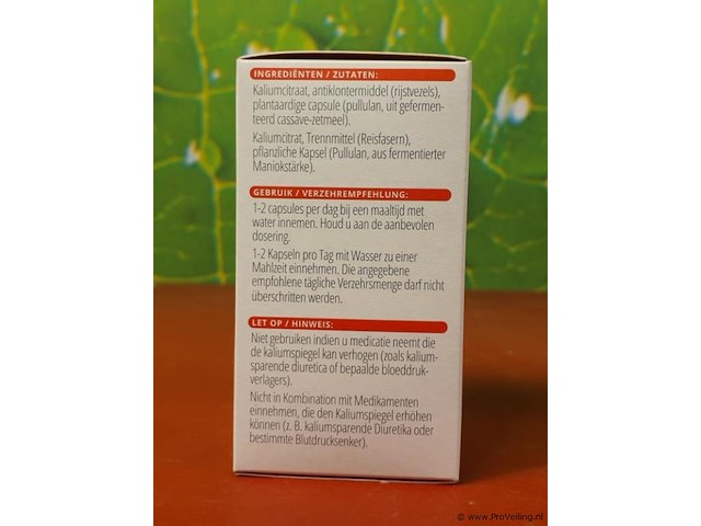 Vitals kaium 200 mg - 4 potjes á 100 capsules - afbeelding 3 van  5